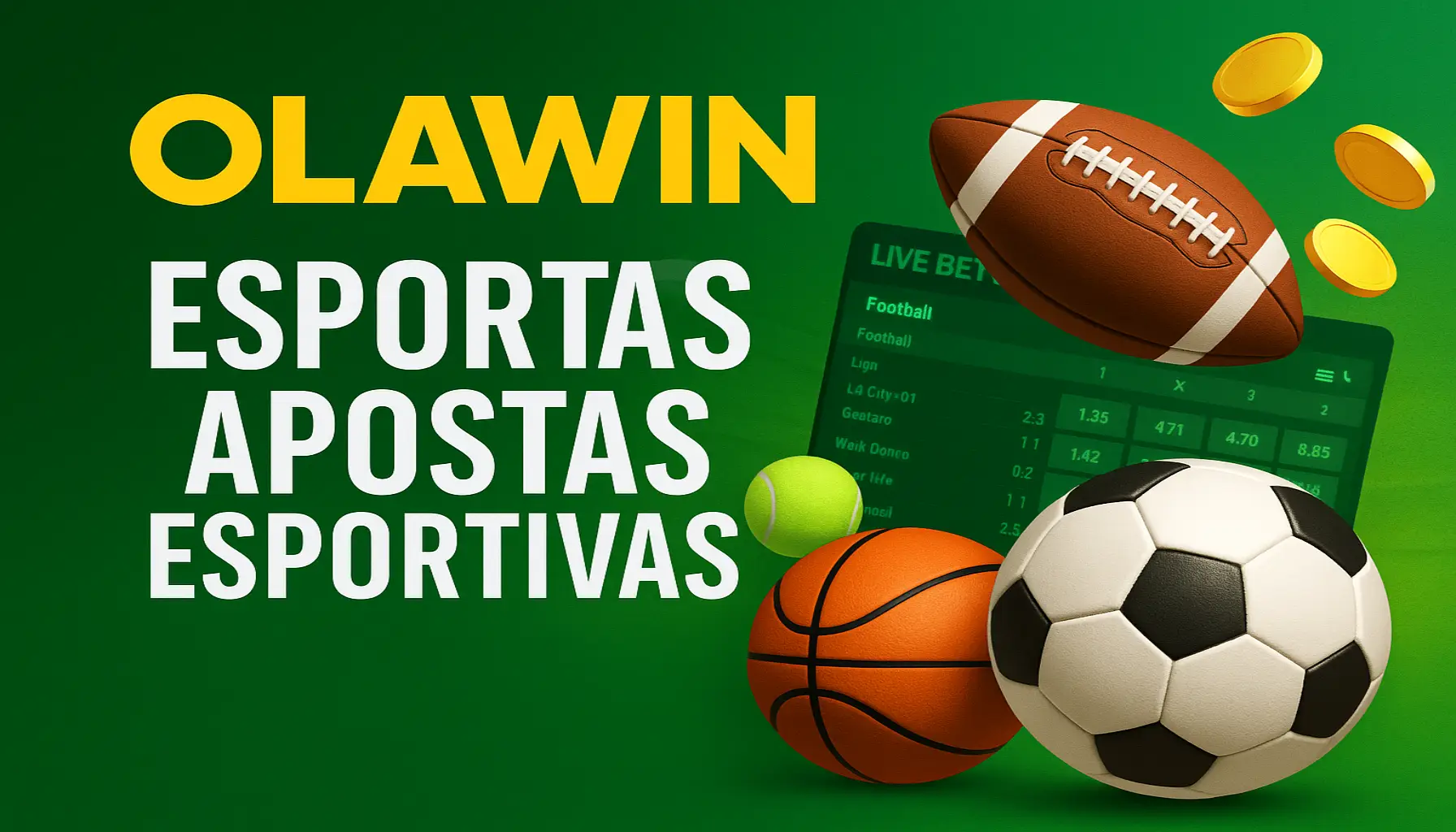 Aposte em apostas esportivas no cassino online OLAWIN