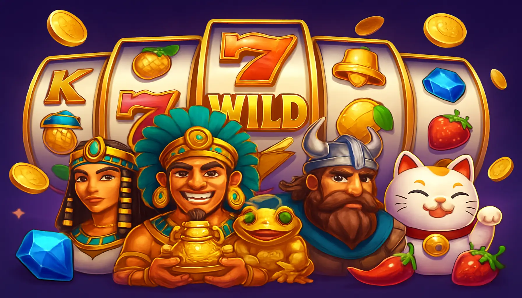 Jogos de Slot no Casino Online OLAWIN