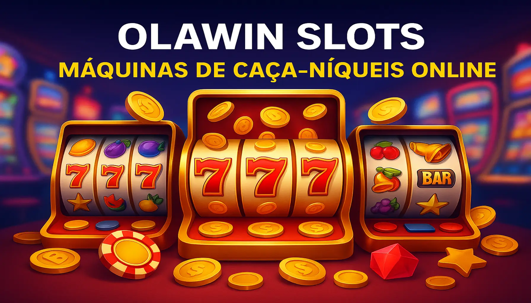 Explore o mundo das slot machines no OLAWIN Casino